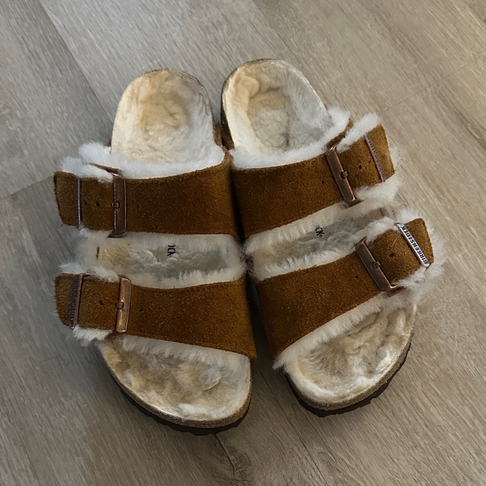 Birkenstock Arizona Shearling Sandals